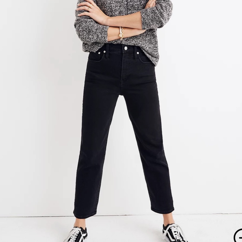 Madewell Classic Straight Jean in Black